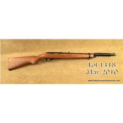 Ruger Model 10/22 semi-auto carbine, .22LR cal.,  18-1/2” barrel, blue finish, wood stock,  #231-460