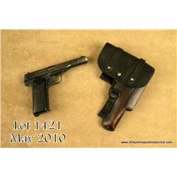 Fabrique Nationale Model 1922 semi-auto pistol,  nazi marked, 7.65mm cal., 4-1/2” barrel, blue  fini