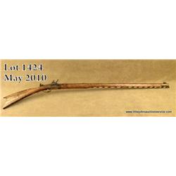 Modern made black powder flintlock target rifle,  .50 cal., 42” octagon barrel marked “A. M.  Osterm