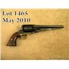 Image 1 : Remington New Model 1858 single action percussion  revolver, .44 cal., 8” octagon barrel, re-blued  