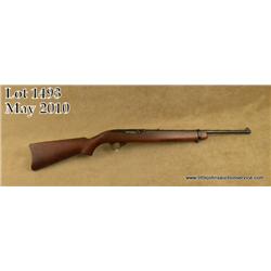 Ruger Model 10/22 semi-auto carbine, .22LR cal.,  18-1/2” round barrel, blue finish, wood stock,  #4