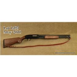 Mossberg Model 500 ATP8S Riot pump shotgun, 12  gauge, 21” barrel, blue finish, wood stocks,   #H186