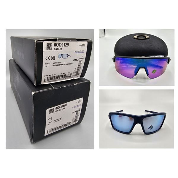 Qty 2 Pair Oakley Sunglasses: Cables & Sutro Lite, New in Boxes