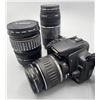 Image 1 : Canon EOS Digital Rebel Xti Camera w/ 2 Lenses: Hoya 72mm & Tiffen 58mm