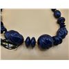Image 3 : Black Lucite Bead Necklace w/ Claw Close