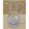 Image 1 : Cut Glass Pitcher w/ Pinwheel Design