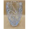 Image 1 : Cut Glass Vase w/ Pinwheel Design