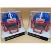 Image 1 : Qty 2 Riddell Mini Helmets Manning MPA Passing Academy