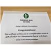 Image 2 : Hawaii Kai Golf Course Certificate for 1 Round of Golf w/ Cart for 1 Player