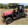 Image 1 : Red 4-Seat UTV w/ Dump Bed (Starts & Runs - See Video)