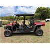 Image 2 : Red 4-Seat UTV w/ Dump Bed (Starts & Runs - See Video)