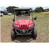 Image 3 : Red 4-Seat UTV w/ Dump Bed (Starts & Runs - See Video)