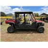 Image 5 : Red 4-Seat UTV w/ Dump Bed (Starts & Runs - See Video)