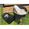 Image 1 : Trash Can, Mesh Yard Waste Bag & Aeroponic Cloning System