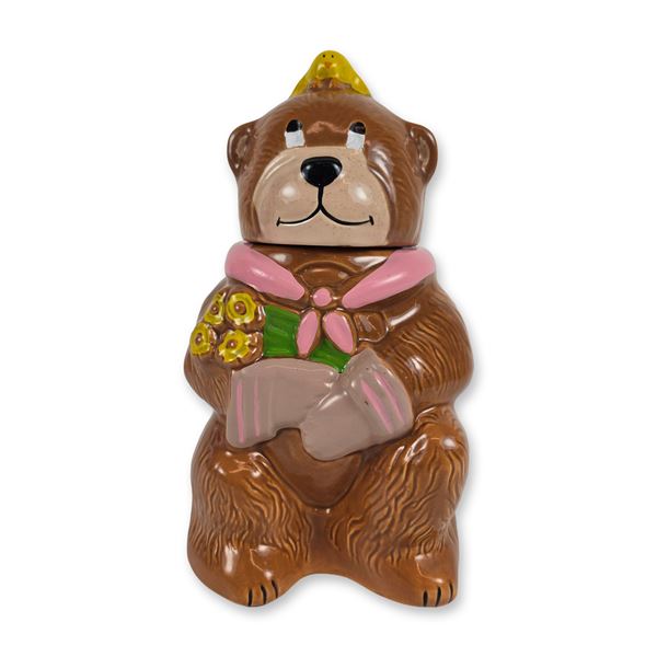 McCoy Ceramic Cookie Jar, Teddy Bear and Friend