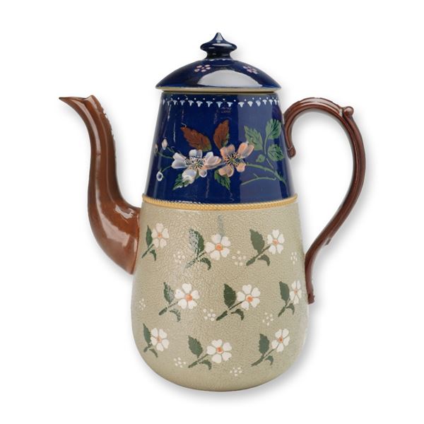 Lovatt Langley Mill Stoneware Teapot with Floral Decoration