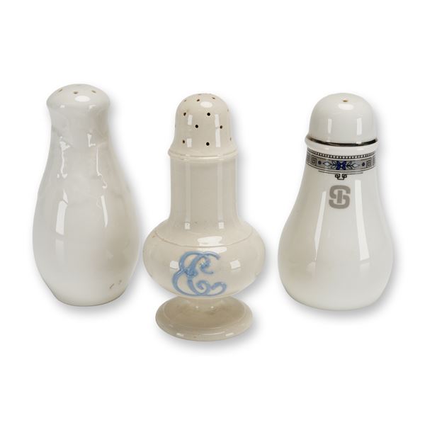 3pc Wedgwood English Ceramic Shakers