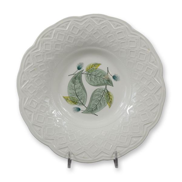 Wedgwood Etruria Trial Earthenware Plate in Woodbury Sepia Pattern