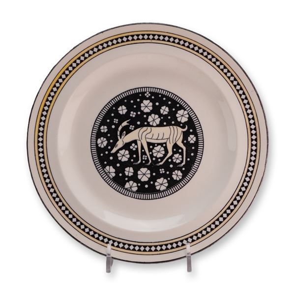 Wedgwood Etruria England Earthenware Plate Istria Pattern circa 1923