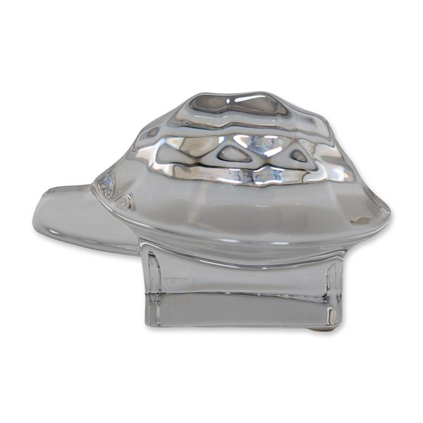 Orrefors Sweden Crystal Turtle Paperweight