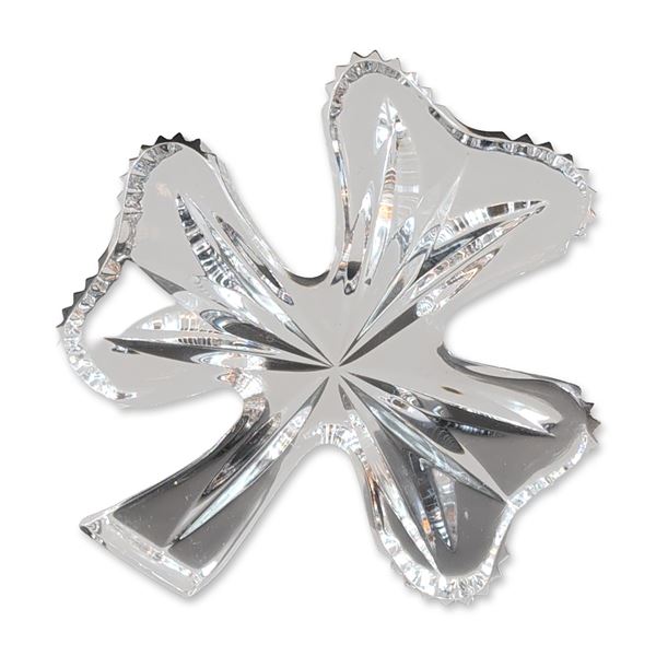 Waterford Crystal Shamrock Paperweight