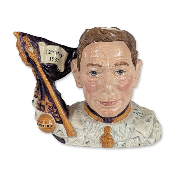 Royal Doulton King George VI Coronation Small Character Jug D7167