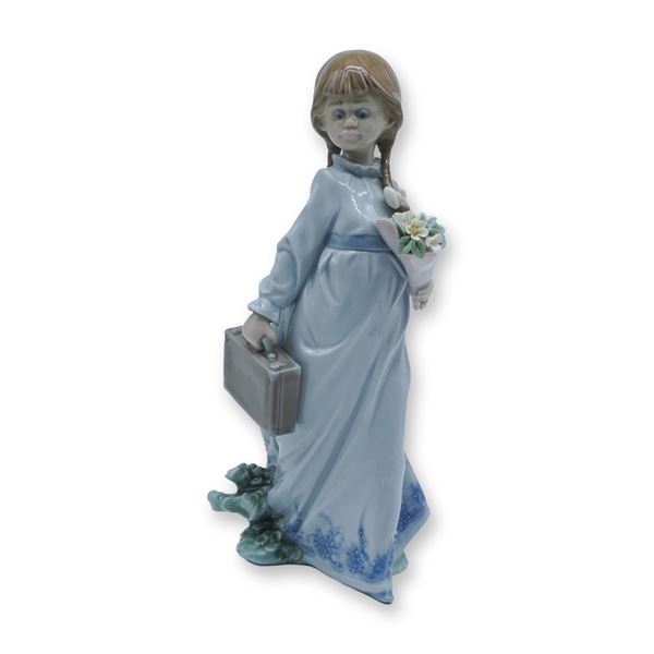 Lladro Porcelain Figurine, School Days 1007604