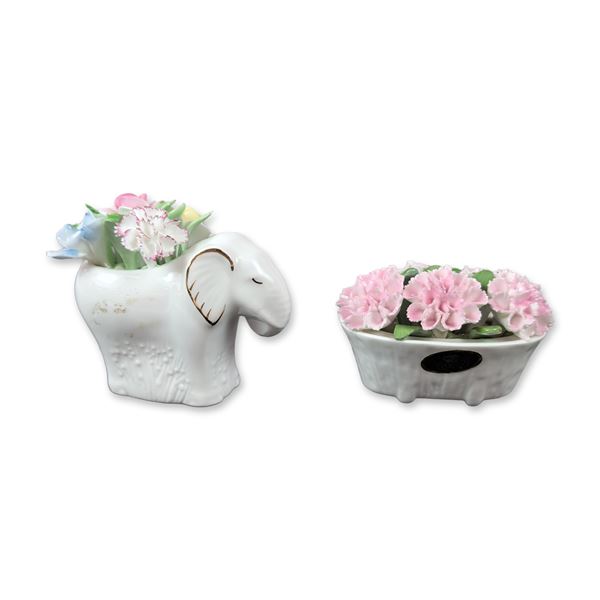 Aynsley Bone China Floral Figurine