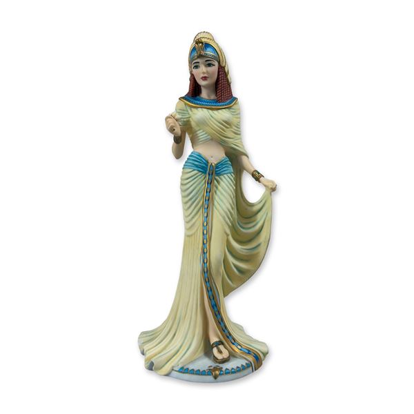 Noble Collection Bella Bisque Porcelain Cleopatra Figurine