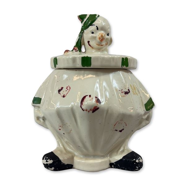 McCoy Painted Ceramic Clown Cookie Jar