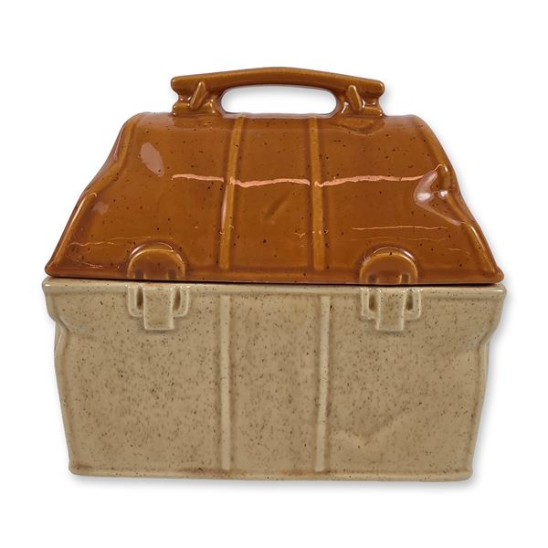 McCoy Pottery Ceramic Lunch Box Cookie Jar