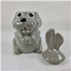Image 4 : McCoy Pottery Gray Ceramic Rabbit Cookie Jar