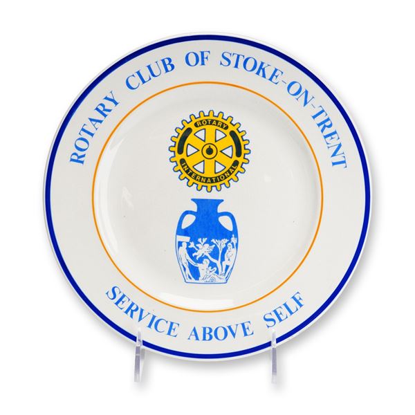 Rotary Club of Stoke-on-Trent Commemorative Ceramic Plate