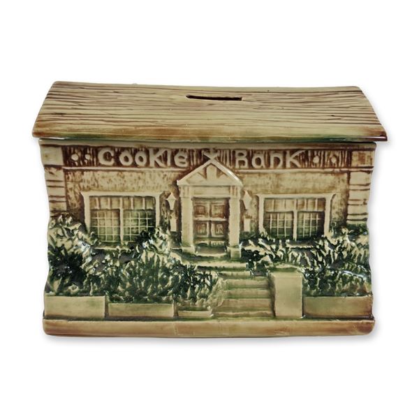 McCoy Pottery Ceramic House Coin Bank