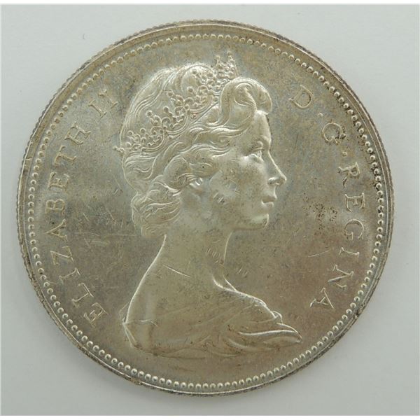 #2 1966 Canada Voyageur Silver Dollar Coin