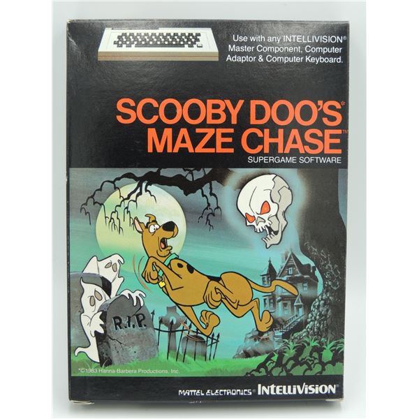 #9 Intellivision Scooby Doo's Maz Chase Game CIB
