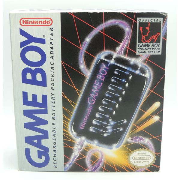 #12  1989 Nintendo Game Boy Battery Pack AC CIB