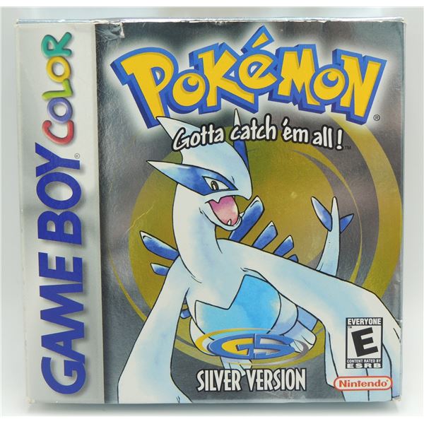 #17 Nintendo Game Boy Color Pokémon Silver CIB!