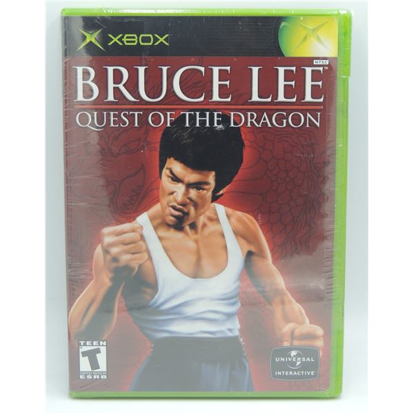 #20 Sealed XBOX Game Bruce Lee Quest of the Dragon