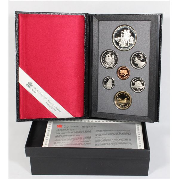 #35 1990 Canada Double Dollar Set Silver Dollar
