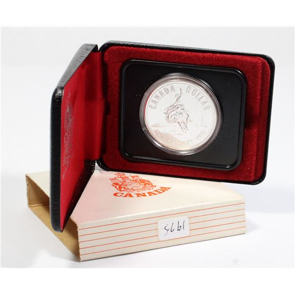#36 1975 Canada Dollar Cased Calgary Design
