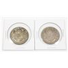 Image 1 : #46 Lot 1946 1947 Fifty Cents Canada Silver Coin