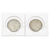Image 2 : #46 Lot 1946 1947 Fifty Cents Canada Silver Coin
