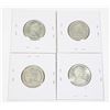 Image 2 : #54 1967 25 Cents Canada Silver Coin Lot 4 Bobcat