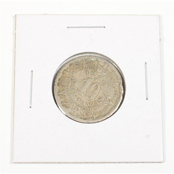 #70 1940 Mexico 10 Centrvos Coin