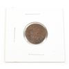 Image 2 : #72 1900 Netherlands 1 Cent Coin Holed