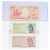 Image 1 : #90 Lot of 3 Indonesian 5 10 100 Sen Banknotes