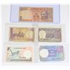 Image 1 : #91 Lot of  5 Indian Rupee Banknotes
