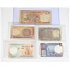 Image 2 : #91 Lot of  5 Indian Rupee Banknotes