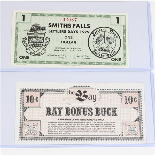 #97 Lot The ay Bonus Buck 1982 + Smiths Falls